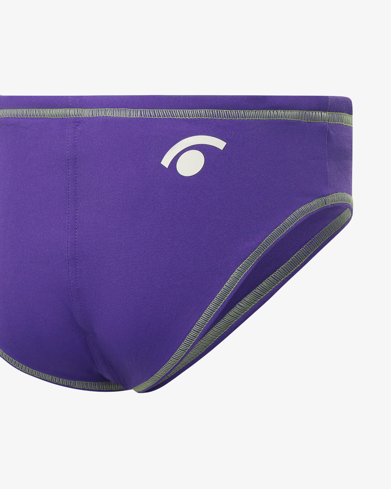 Maillot de baño bebé violeta y verde en material sintético para natación 4/4