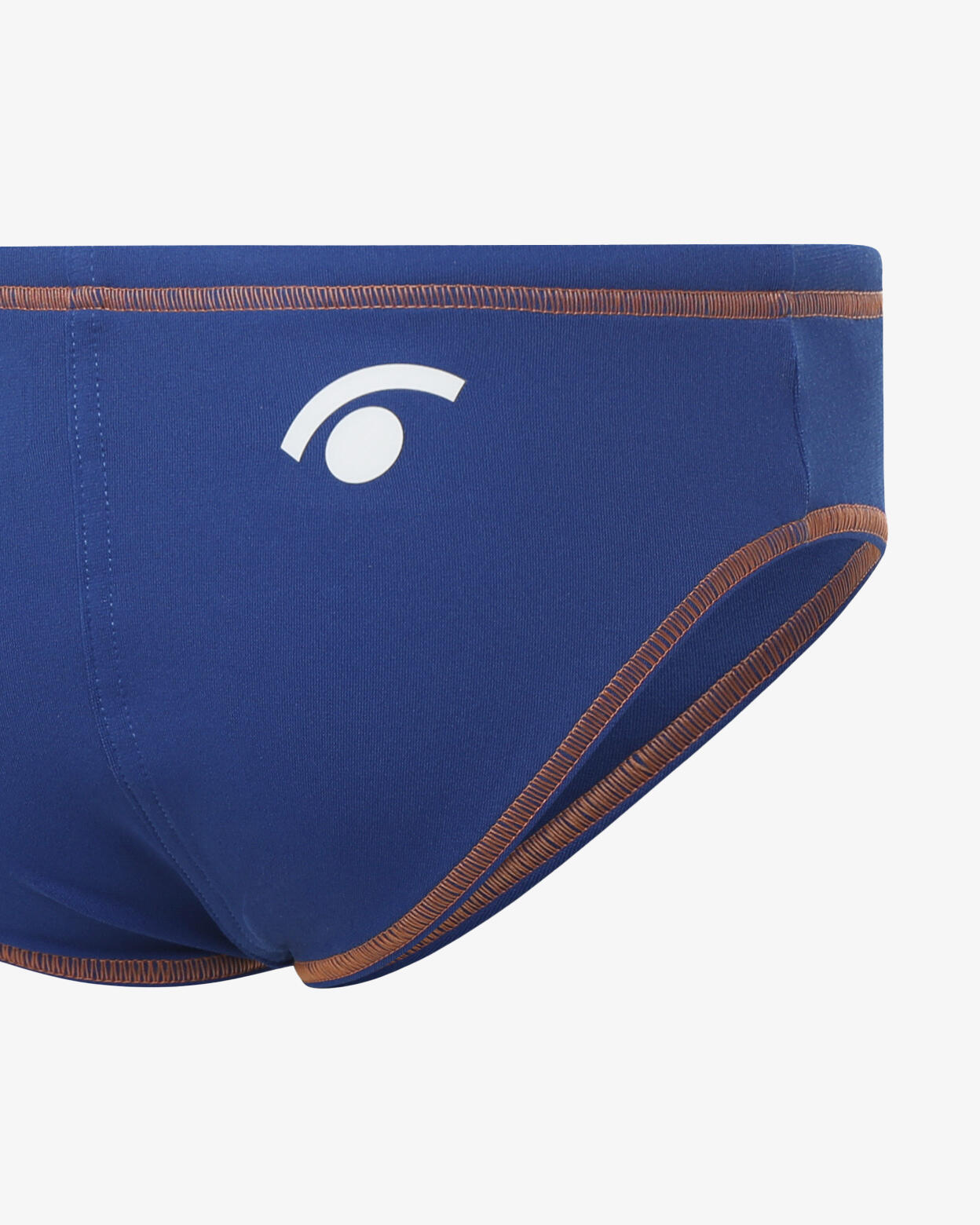 Maillot de bain synthétique bleu et orange fluo pour enfant 4/4