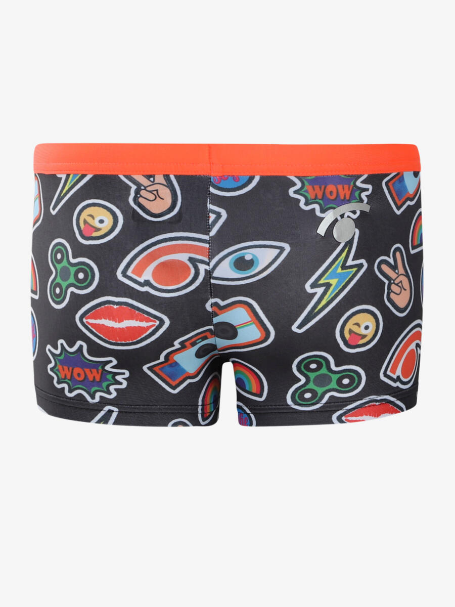 maillot de bain synthétique noir pour enfant 4/4