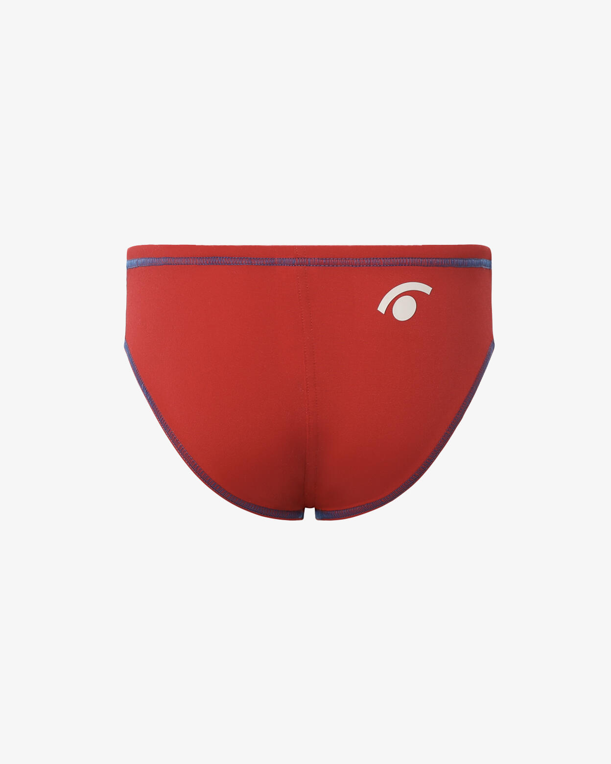 costume  rosso e blu da bambino in mat. sintetico da nuoto 3/4