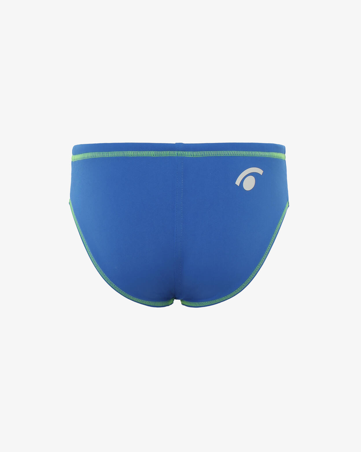 Maillot de baño infantil royal et jaune en matière synthétique pour la natation 2/4