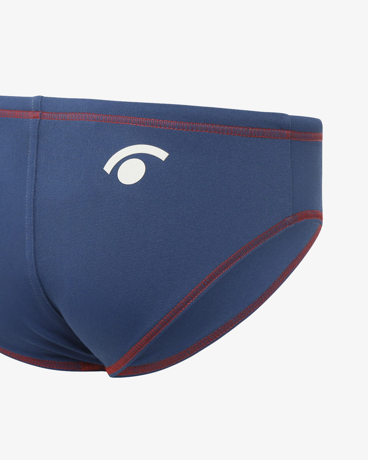 Traje de baño sintético azul marino y rojo para niños 4/4