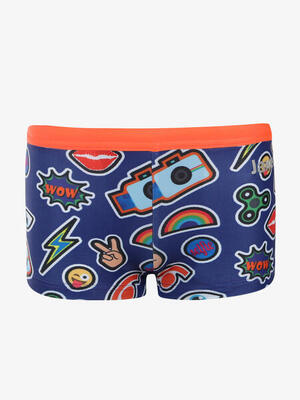 Blauw synthetisch zwempak voor kinderen