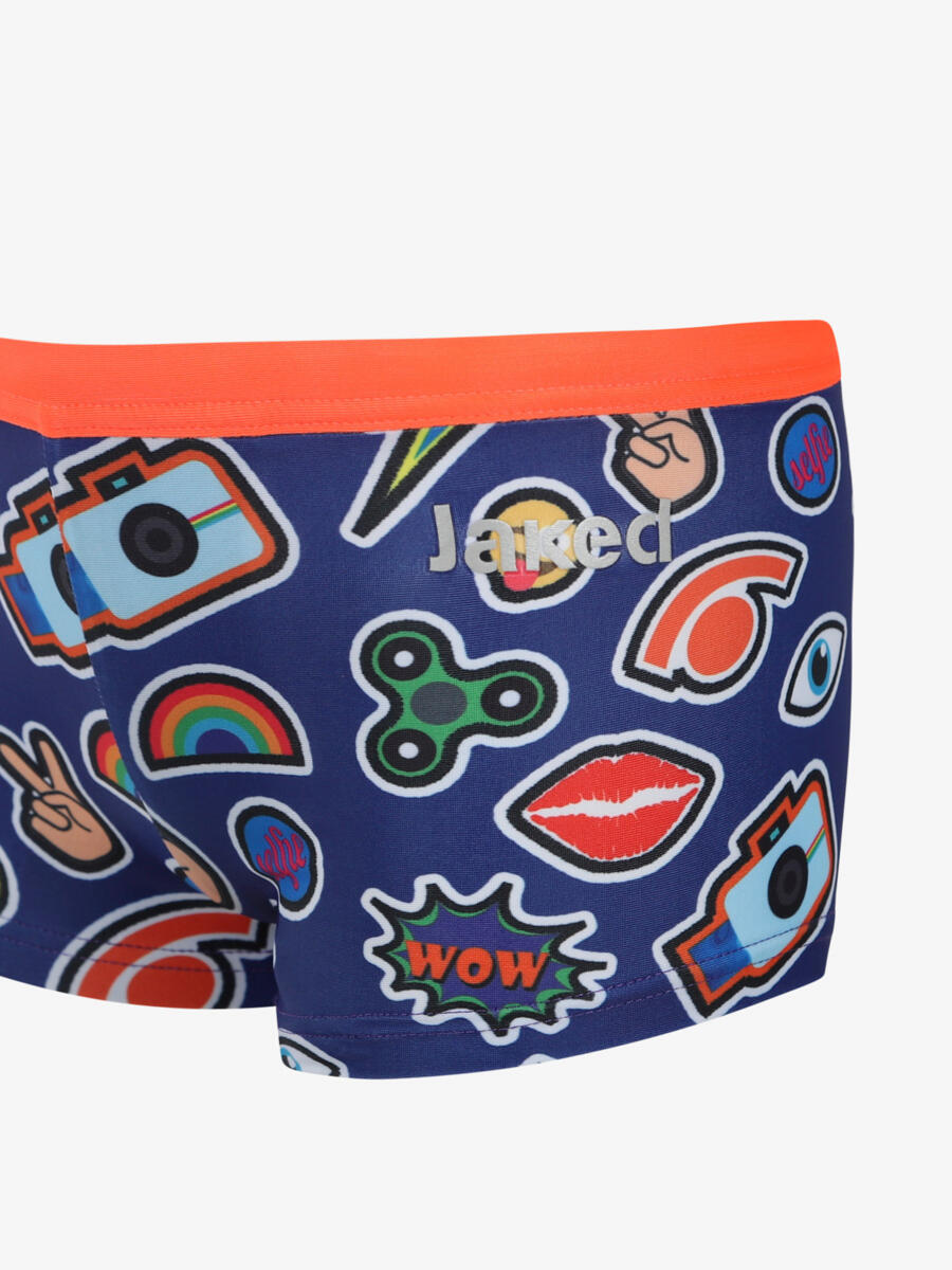 Traje de baño sintético azul para niños 2/4