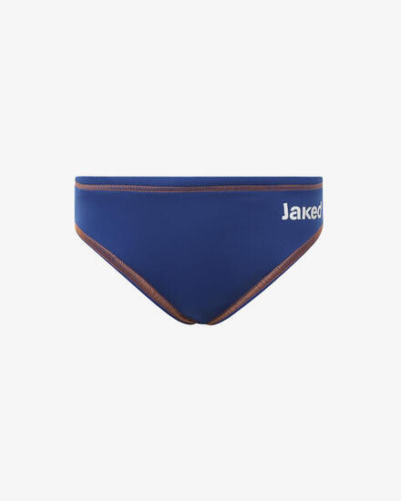 Maillot de bain synthétique bleu et orange fluo pour enfant