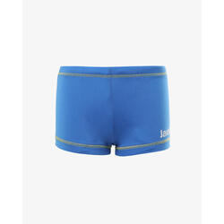 Maillot de bain enfant royal et jaune en matière synthétique pour la natation