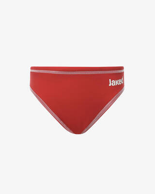 costume rosso da bambino in mat. sintetico da nuoto