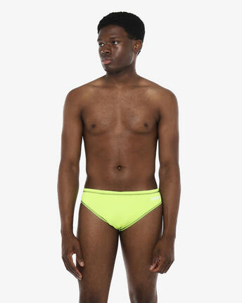 Maillot de bain synthétique rouge et bleu pour homme