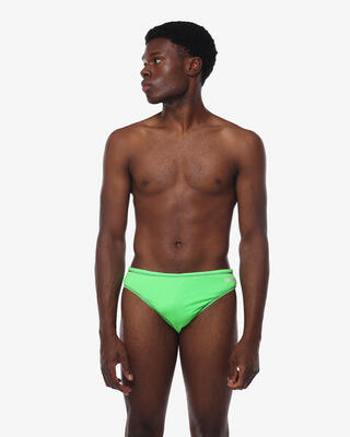 costume navy e rosso da uomo in mat. sintetico da nuoto