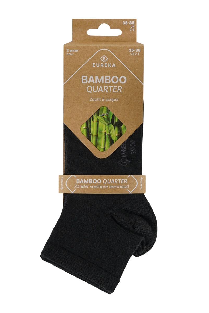 Eureka Bambus Quarter-Socken 12er-Pack 4/4
