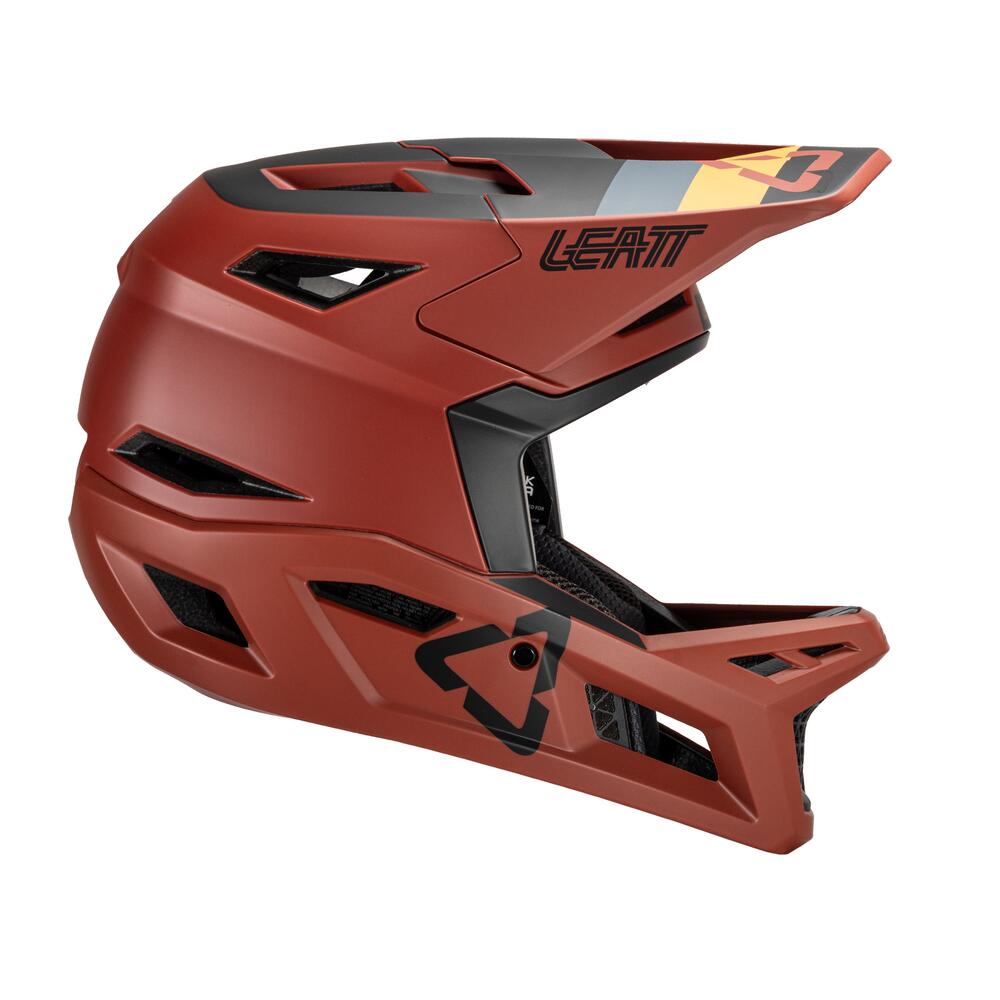 Casque VTT intégral Gravity 4.0 ventilé et certifié Downhill Red pour homme 5/7