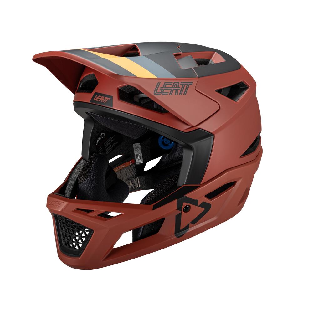 Casque VTT intégral Gravity 4.0 ventilé et certifié Downhill Red pour homme 3/7