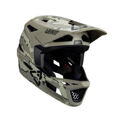 Casco MTB Gravity 4.0 integrale areato e certificato Downhill Arancione Uomo