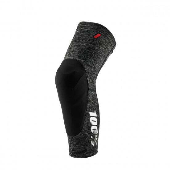 100% 100% Teratec Knee Guard Grey Heather / Black