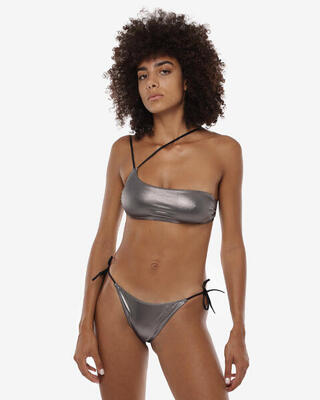Dames salie badpak slip in synthetisch materiaal