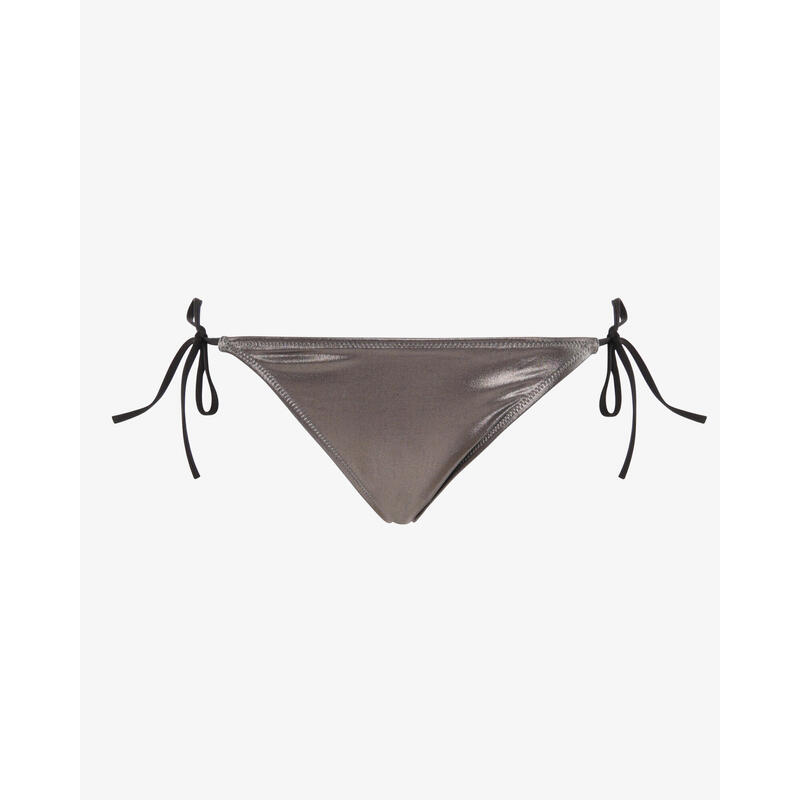 Slip de bain synthétique noir pour femme