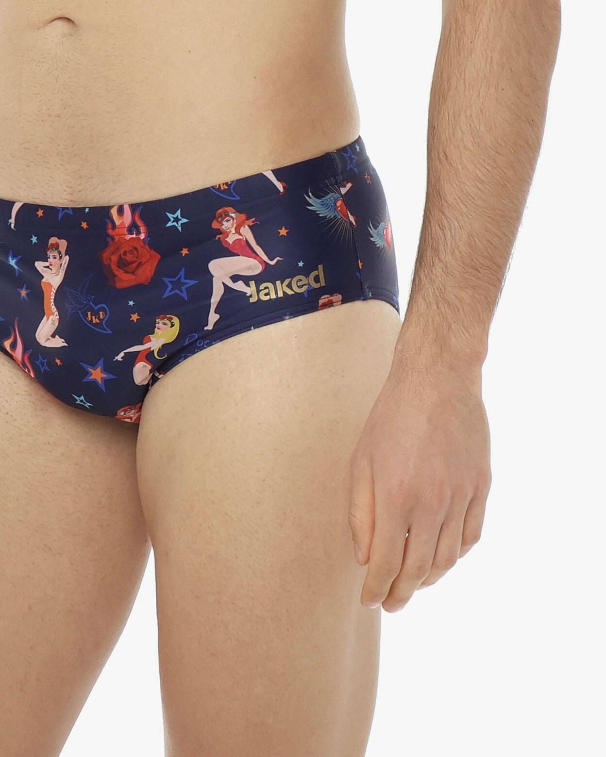 Braguita de bikini sintética azul para hombre 3/5