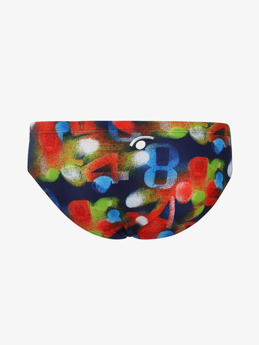 Disfraz de tapete azul para hombre. natación sintética 2/4