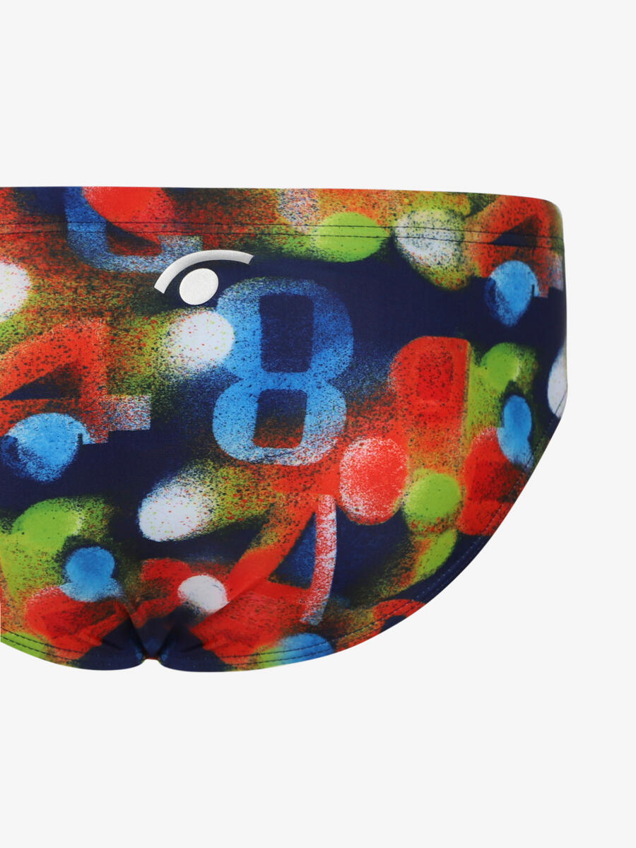 Disfraz de tapete azul para hombre. natación sintética 3/4