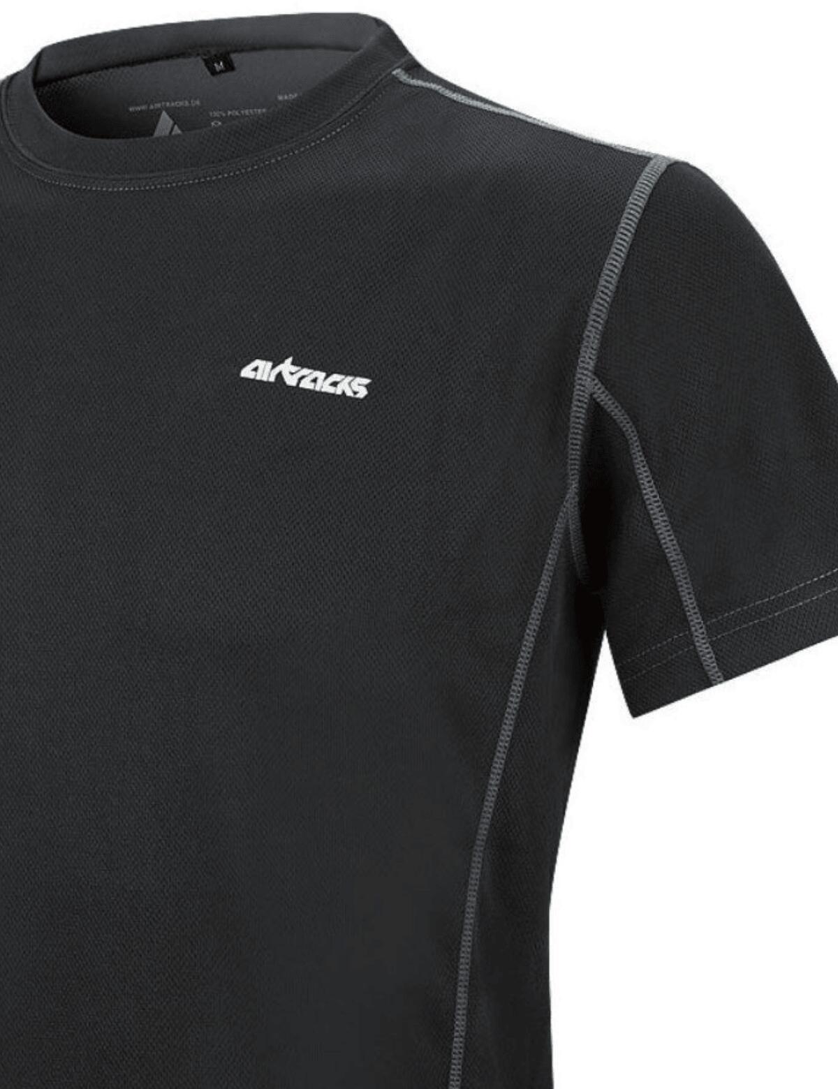 Funktions Laufshirt Kurzarm Pro Air Schwarz 4/4