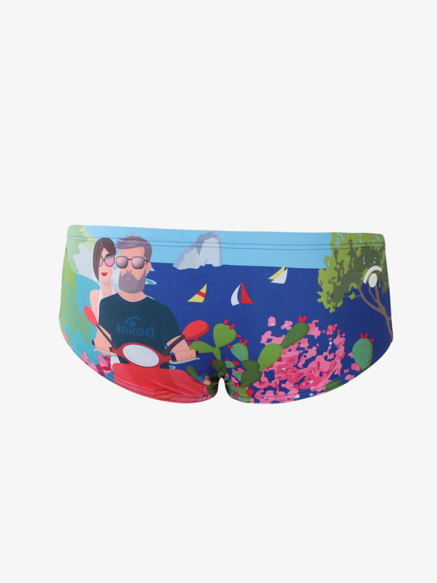 Jaked Capri zwembroek heren - Blauw - Maat UK 28 (EU 38) 2/4