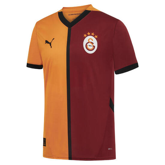 Maglia gara Home Galatasaray SK 24/25 da uomo PUMA Red Rhythm Intense Orange
