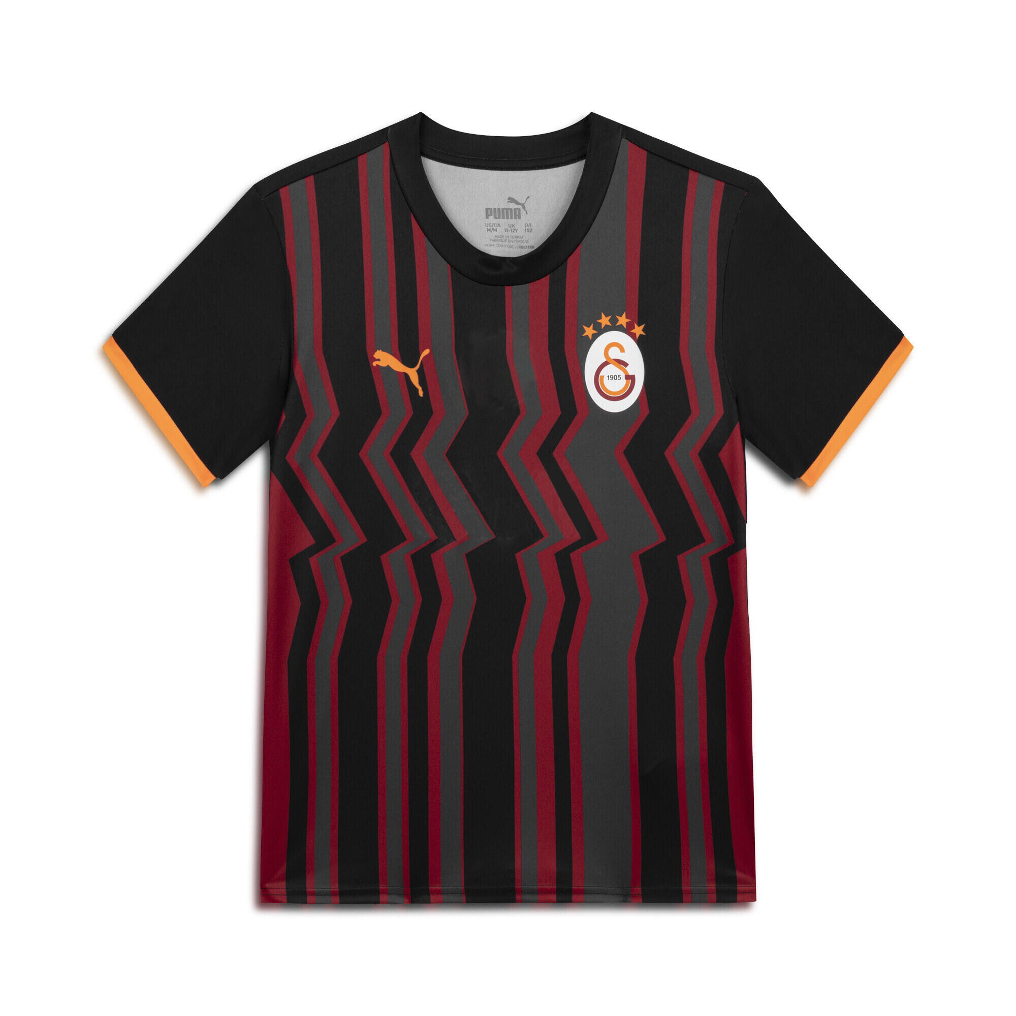 PUMA Galatasaray SK 24/25 Ausweichtrikot Jungen PUMA Black Intense Orange