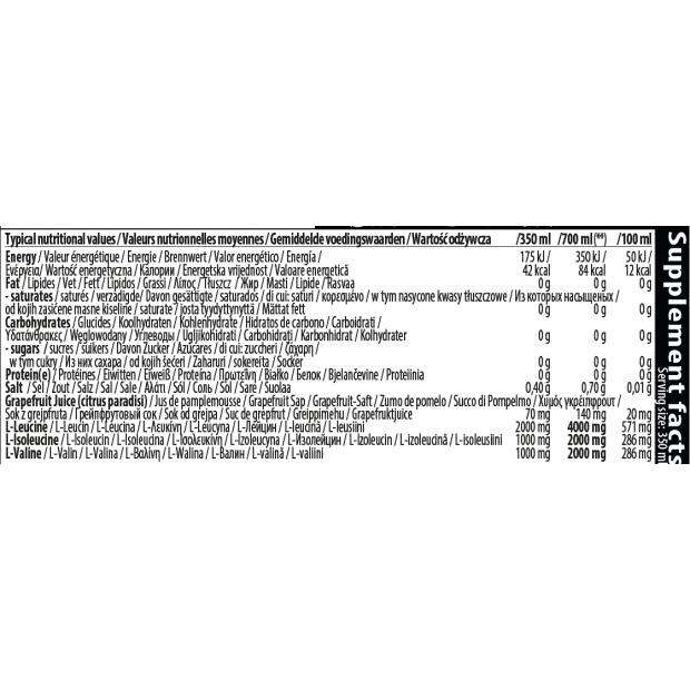 BCAA&amp;#39;S 8000 mg with real juice- White Grapefruit - ZERO CALORIE -(12 ... 5/5