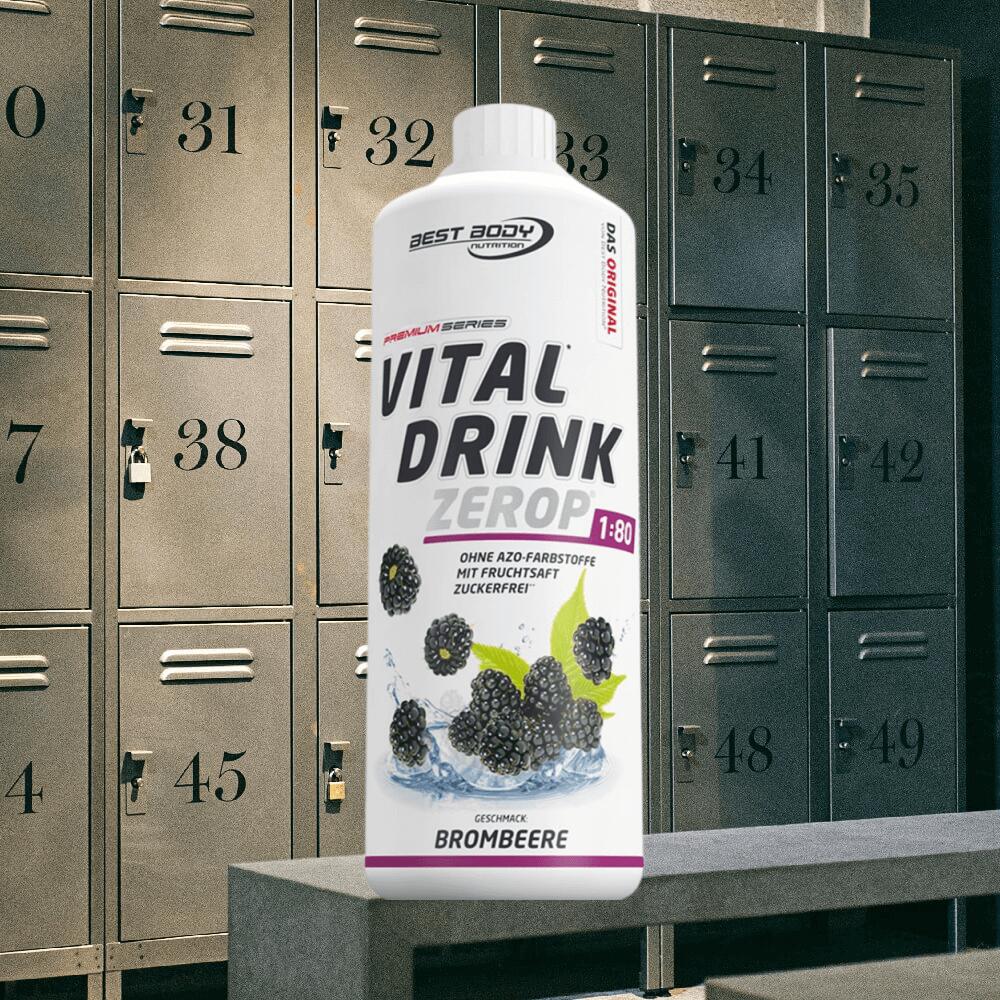Vital Drink Zerop - Brombeere - 1000 ml Flasche 5/5