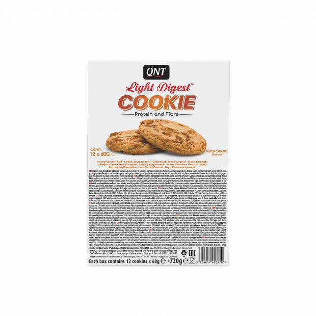 Cookies protéinés - Protein Cookie - Caramel Salé Boite de 12 5/5