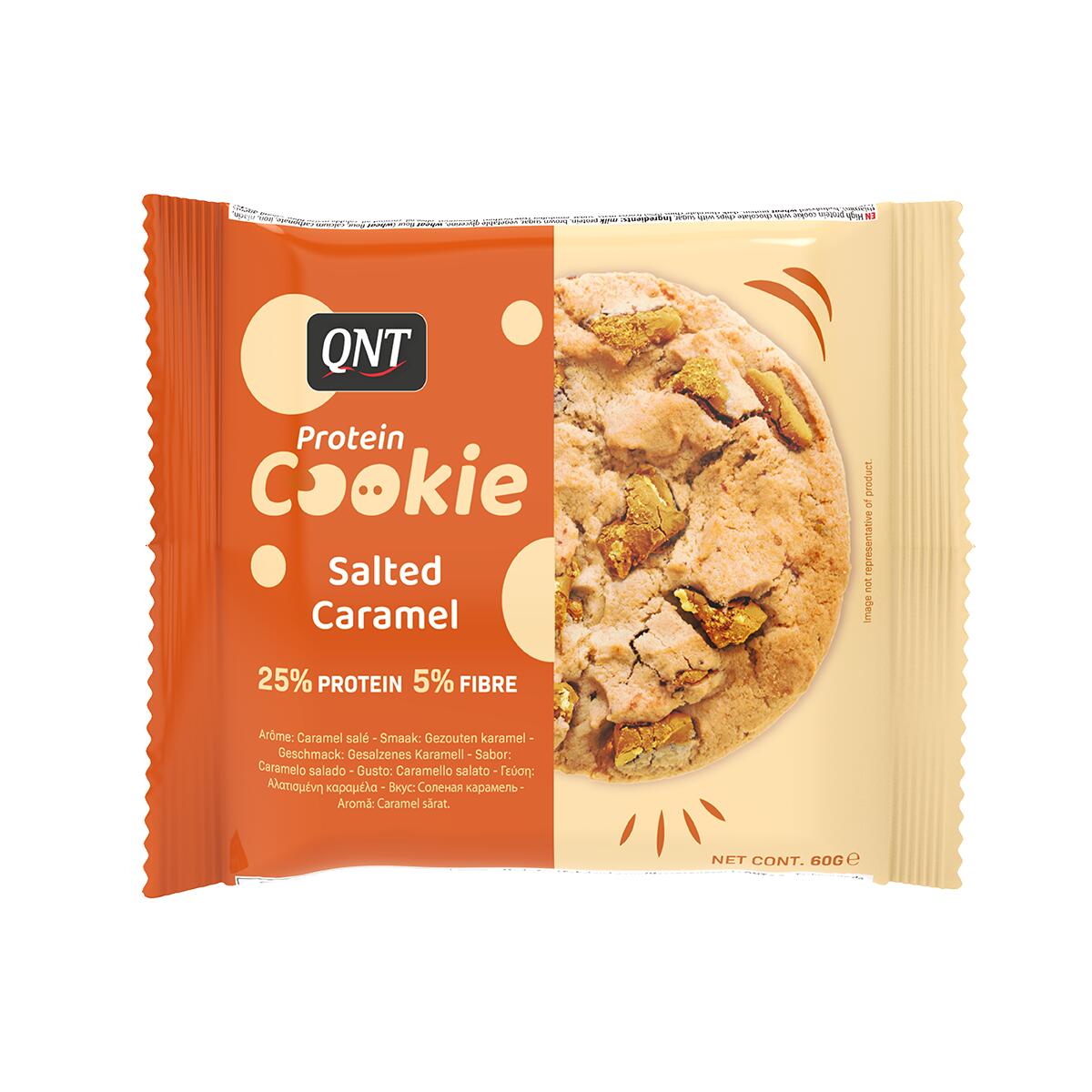 Cookies protéinés - Protein Cookie - Caramel Salé Boite de 12 4/5