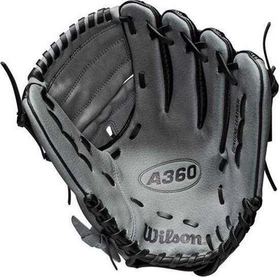 Gant de baseball - A360 - Enfants - (noir/gris) - 12 pouces