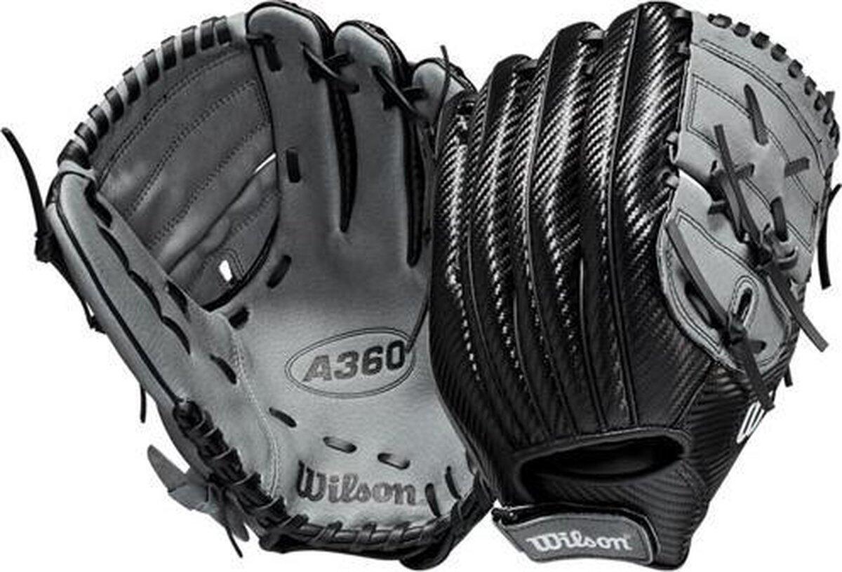 RSB140GB Honkbal Softbal Handschoen - Volwassenen - Zwart/Grijs - 14 inch