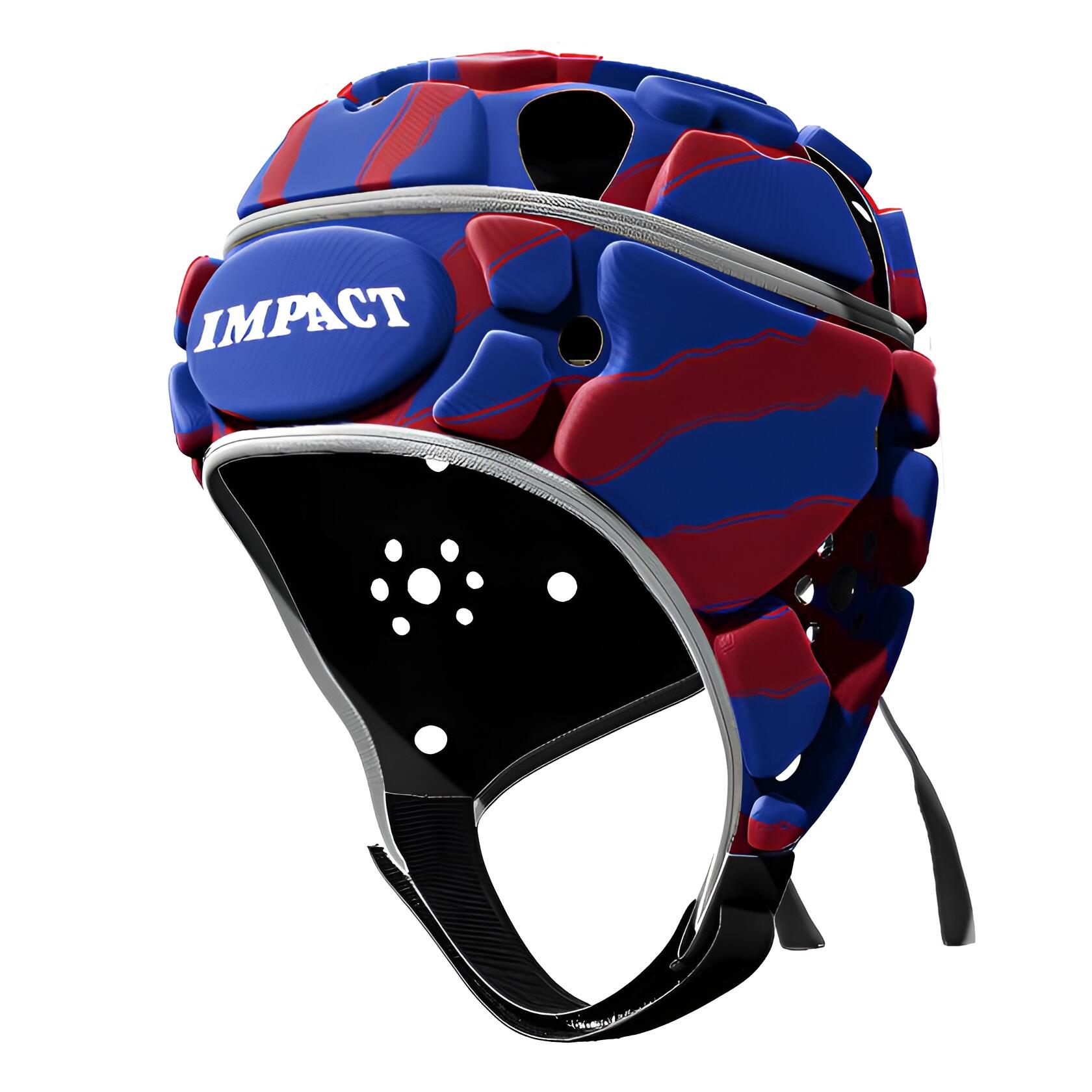 IMPACT Rugbyhelm Impact Streak Blauw En Rood