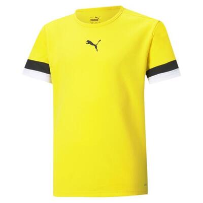 Maglia da calcio teamRISE Youth PUMA Electric Blue Lemonade Black White