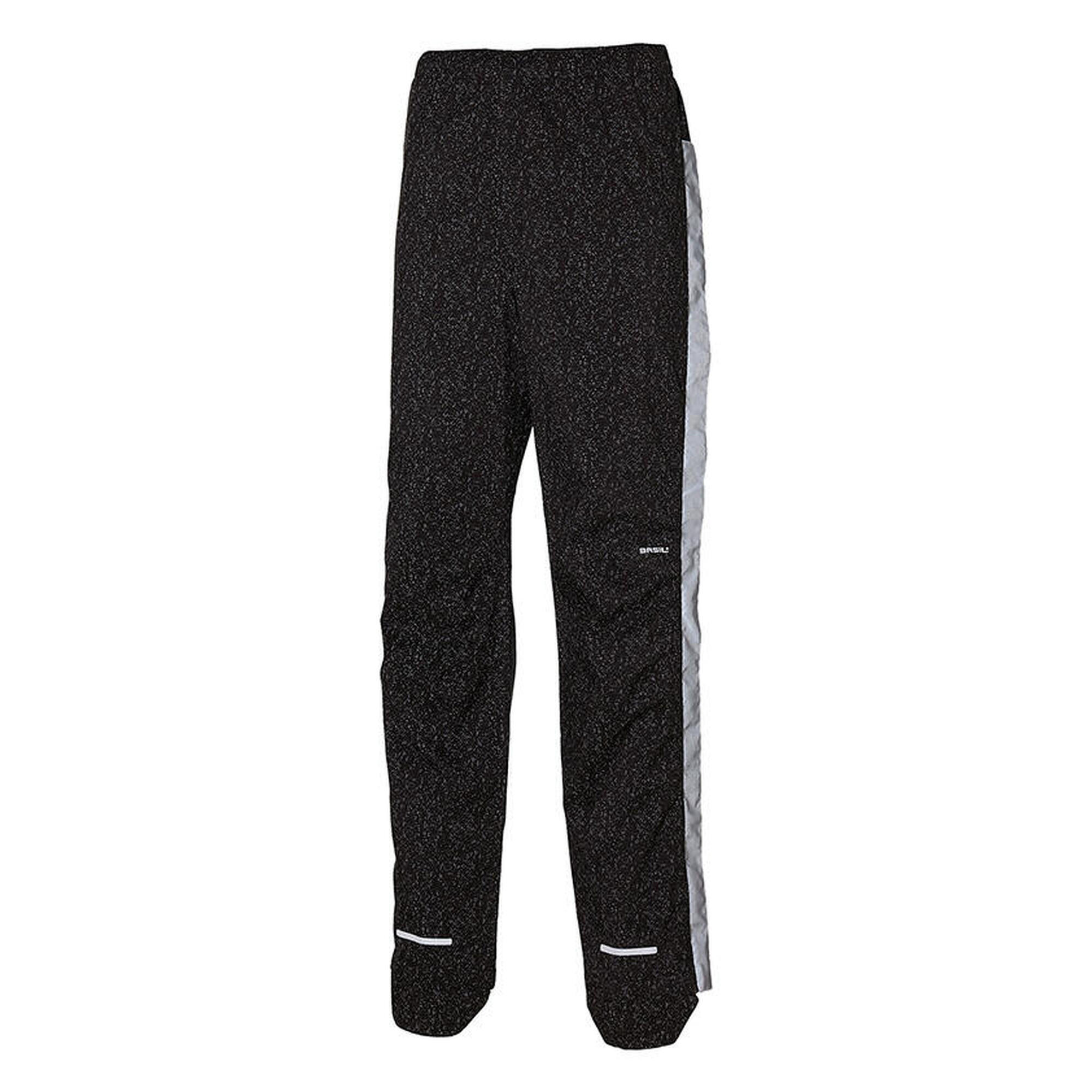 Basil - Pantalon De Pluie Cycliste Femme Skane Hivis - Collant De Vélo - Noir - 48 Xl - Decathlon