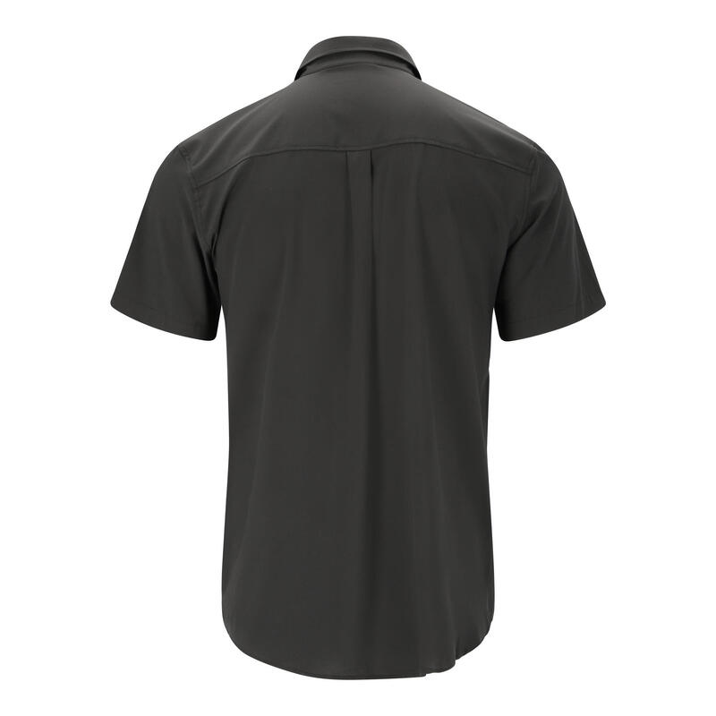 Funktionshemd Jeromy M Wandern/Outdoor/Trekking Unisex Black Atmungsaktiv