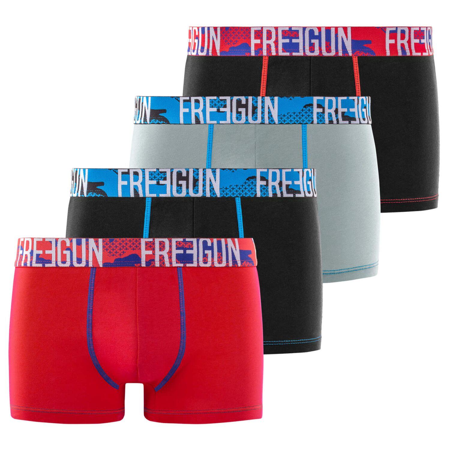 Lot de 4 boxers homme en coton 1/5