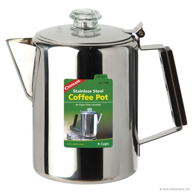 Cafetiera cu filtru de percolare Coghlans 9 cani