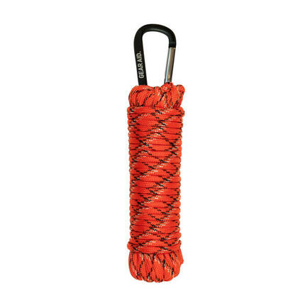 Paracord 550 Gear Aid 4 mm nylon 100% orange réfléchissante 30 ft ou 100 ft