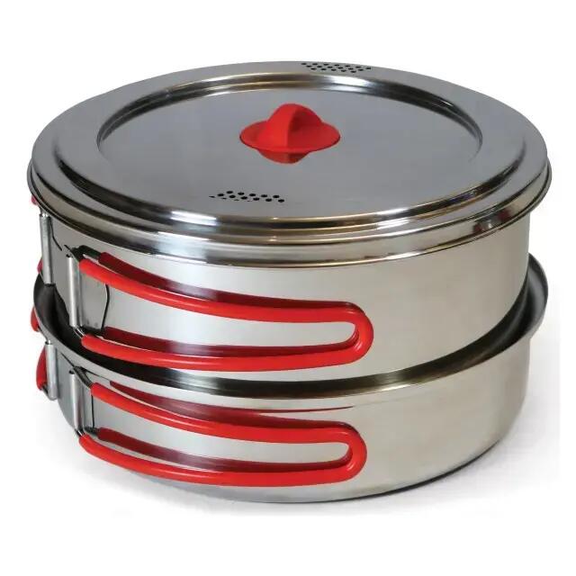 Set de vase din otel pentru gatit Coghlans 4/4