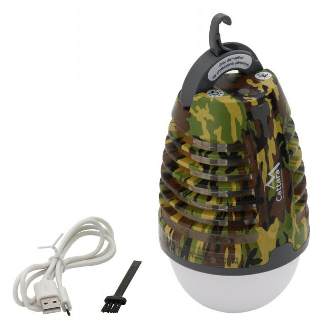 Lampa LED reincarcabila cu aparat anti-insecte cu UV Cattara Pear Army