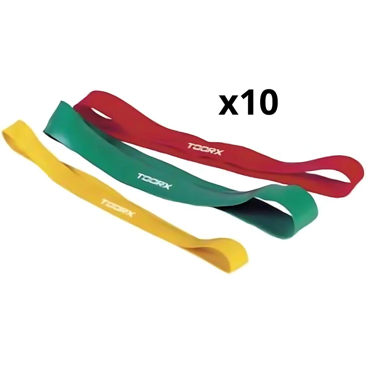 Bandes de résistance Ensemble de 10 pièces - Moyen - 30 cm - Vert 2/7