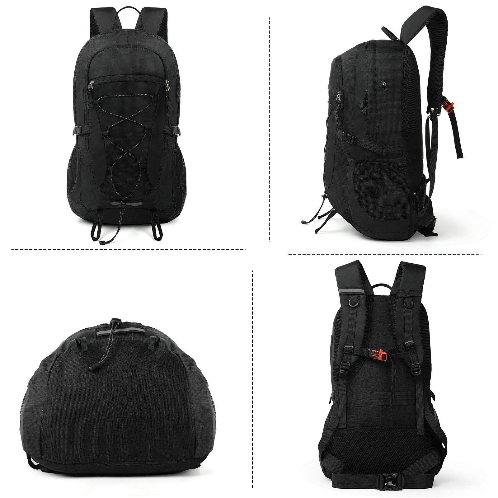 Trekking Rucksack Schwarz 45 Liter Ideal für Backpacking und Wander Touren 6/6