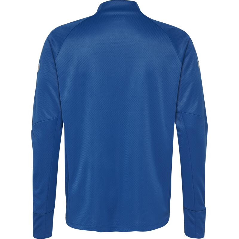 Hanorac Hummel Tech Move cu jumătate de fermoar pentru bărbați Blue1 Blue 2xl