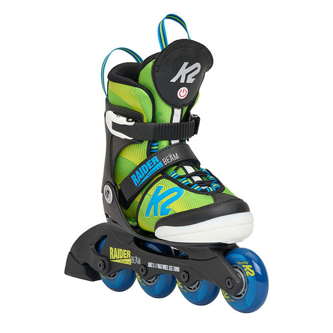 K2 SKATES Patins voor kinderen K2 Raider Beam vert-blauw 30H0410/11 32-37 (M)