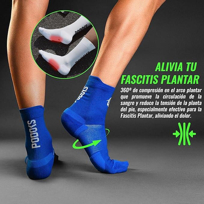 Calcetines Biomecánicos Running Pro Azul 3/6