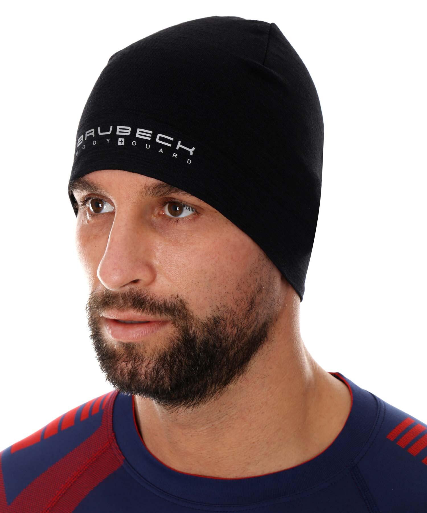 Czapka wełniana dwuwarstwowa unisex Brubeck EXTREME WOOL 3/4