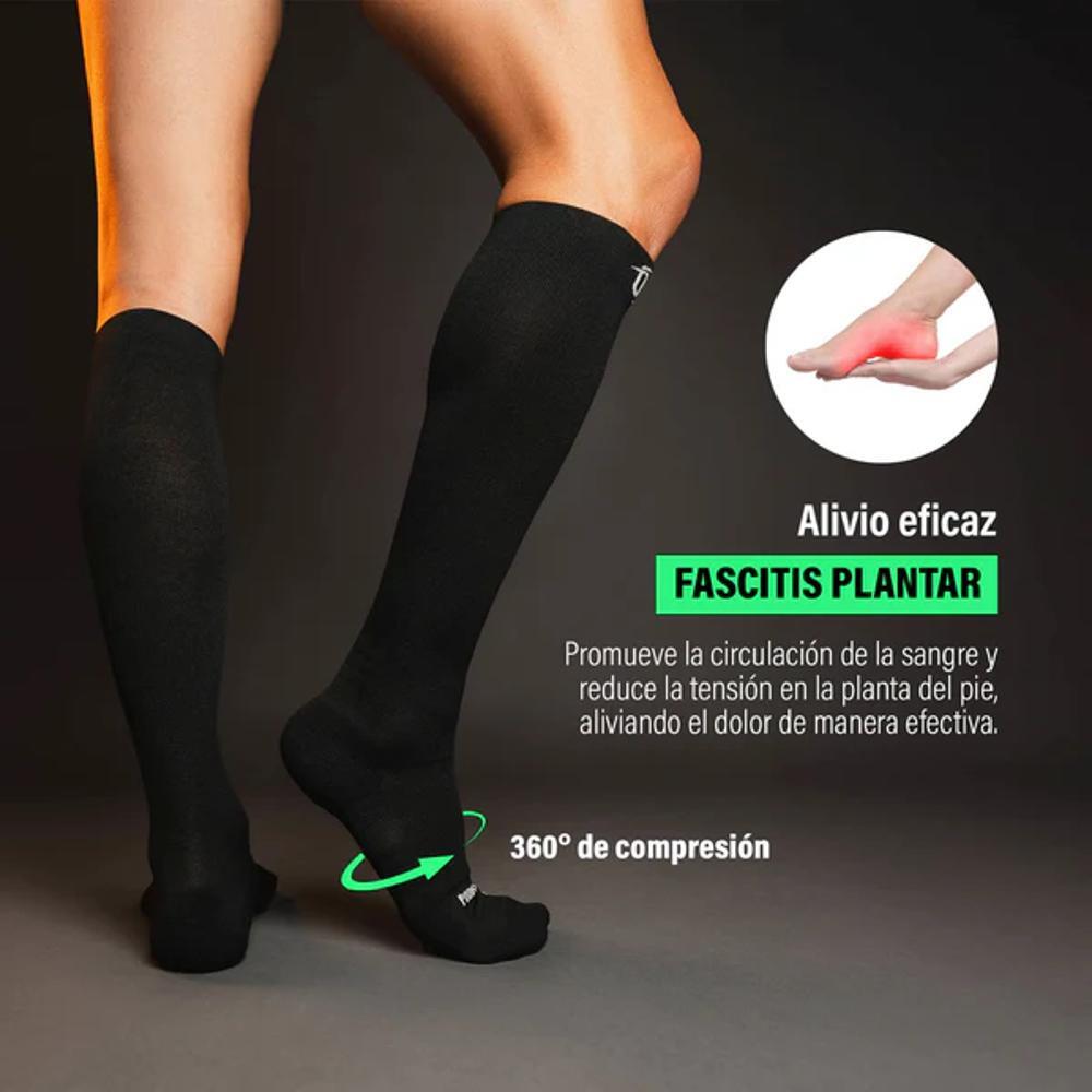 Calcetines Biomecánicos Confort Piernas Cansadas Negro 2/6