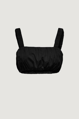 Bandeau top onlpaige sl croped wvn dames zwart